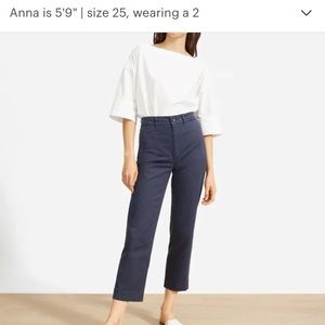 Everlane lightweight straight leg crop